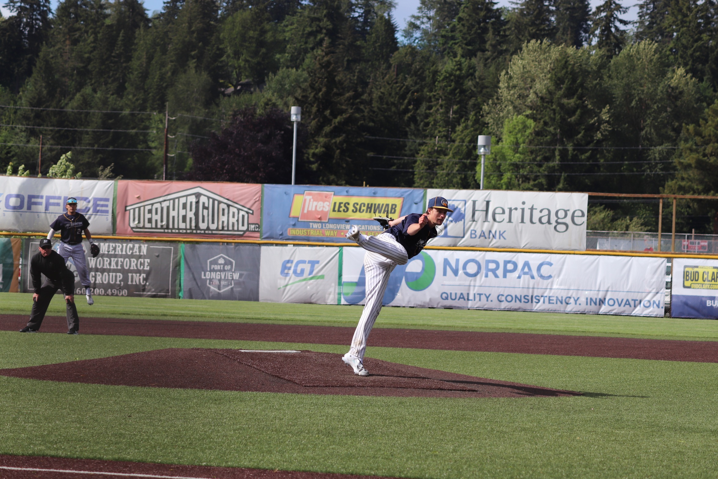 Photo from a previous game last season, of Roadrunner Kaden Miller