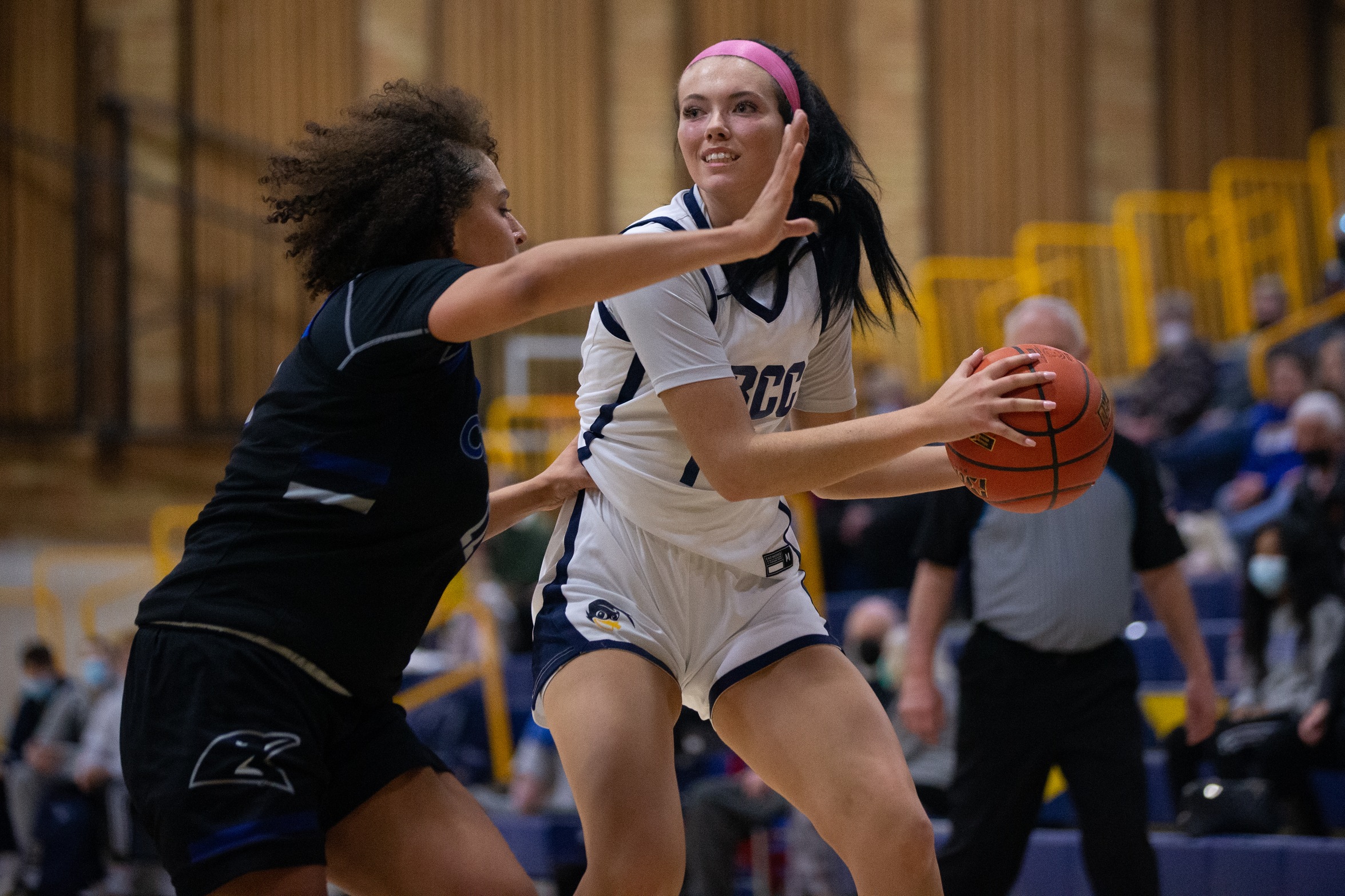 Brooklynn Hankwitz in a prior game. Hankwitz finished with 10 points for the Roadrunners against Olympic College on Friday, Dec. 9.